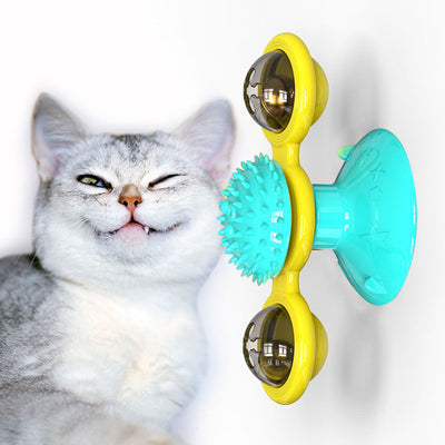 Cat Rotating Windmill Toy - Endless Entertainment for Your Feline Friend